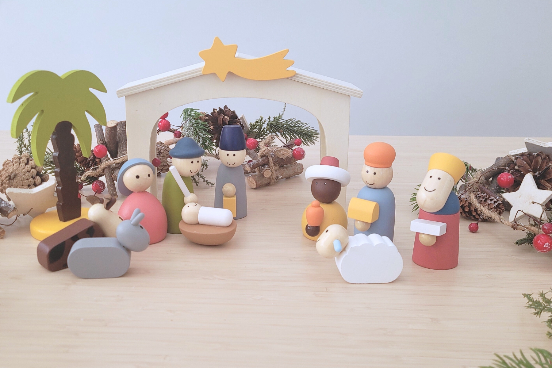 CHRISTMAS NATIVITY PLAYSET