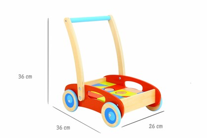 BABY WALKER WITH BLOCKS