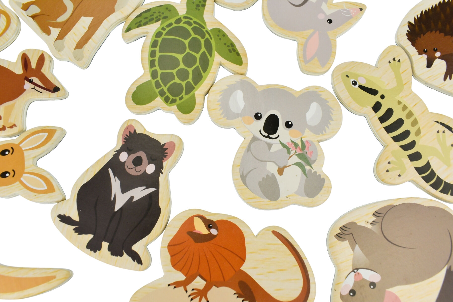 FRIDGE FRIENDS MAGNETIC AUSTRALIAN ANIMALS 24PCS