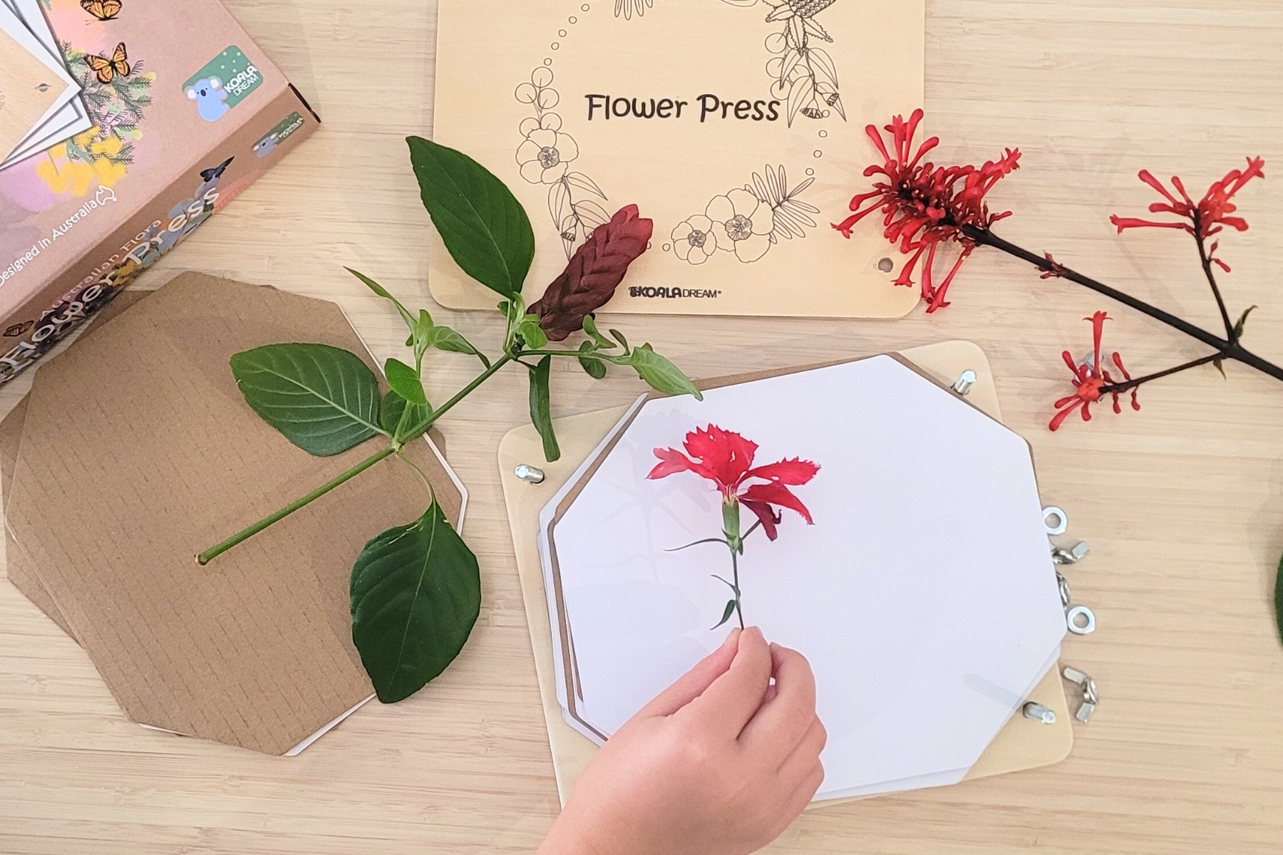 AUSTRALIAN FLORA FLOWER PRESS CRAFT KIT