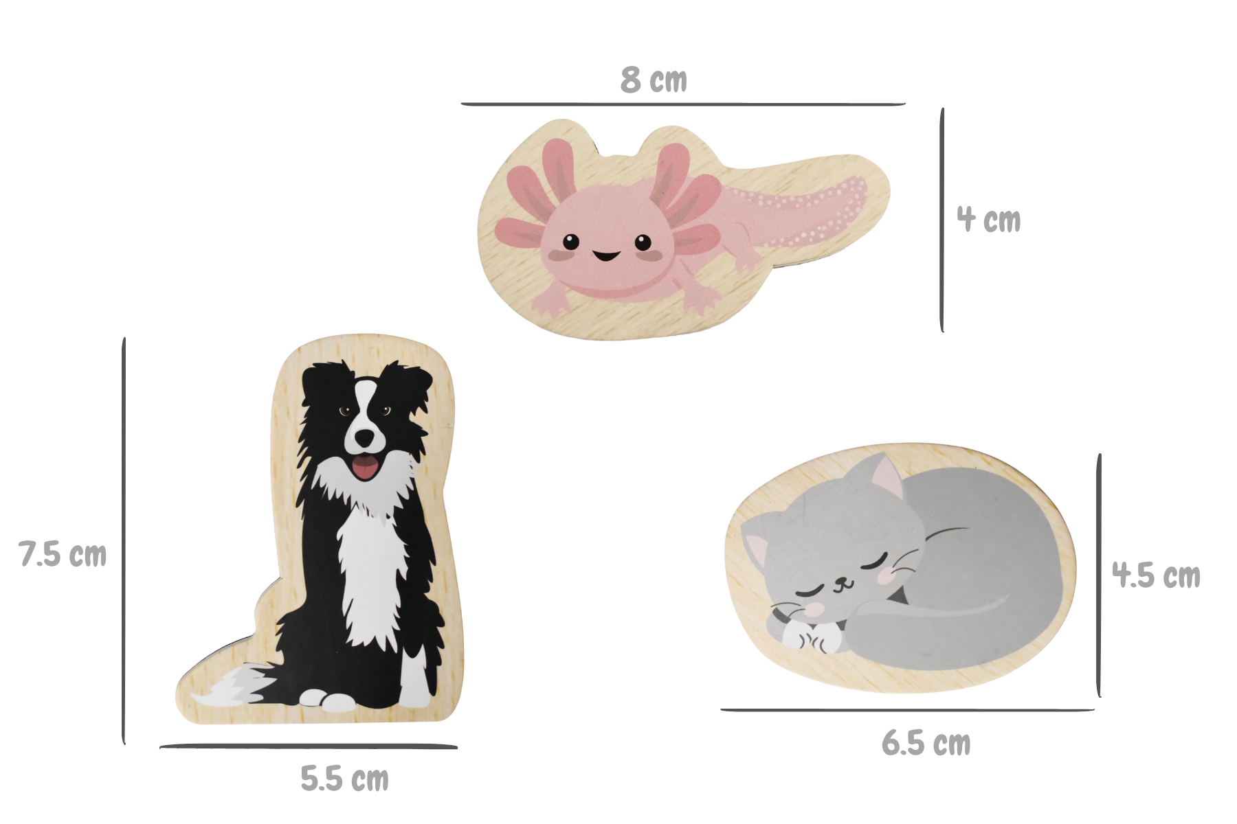 FRIDGE FRIENDS PET MAGNETS 30PCS