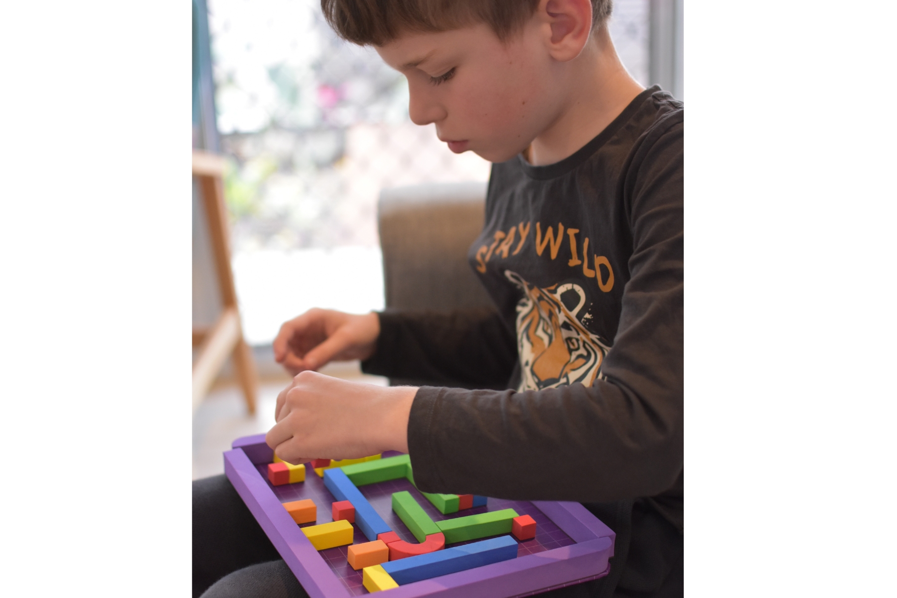 MAGNETIC MAZE KIT PUZZLE GAME