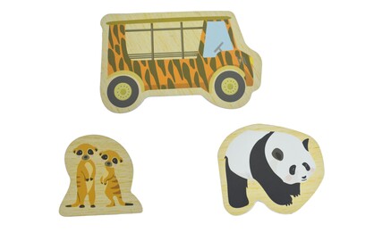 FRIDGE FRIENDS ZOO ANIMALS 25PC