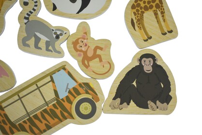 FRIDGE FRIENDS ZOO ANIMALS 25PC