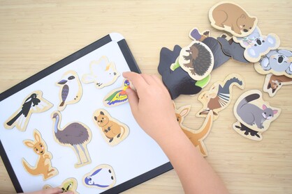 FRIDGE FRIENDS MAGNETIC AUSTRALIAN ANIMALS 24PCS