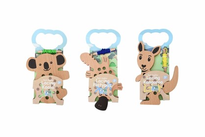 BUSH BUDDIES LACING AUSSIE ANIMALS PACK OF 12