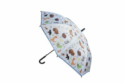 BUSH BUDDIES AUSSIE ANIMAL UMBRELLA BLUE