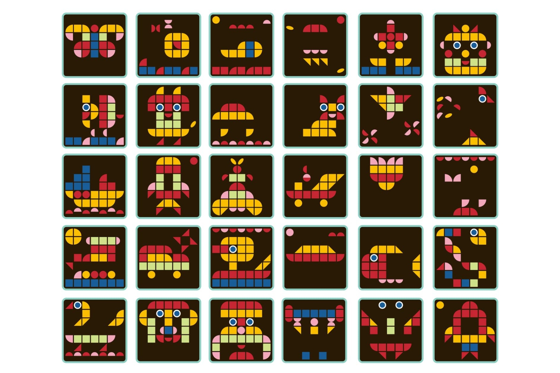 MOSAIC VARIETY BOARD GAME