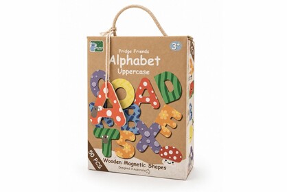 FRIDGE FRIENDS MAGNETIC ALPHABET UPPERCASE 50PCS