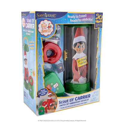 THE ELF ON THE SHELF -  20TH ANNIVERSARY CARRIER