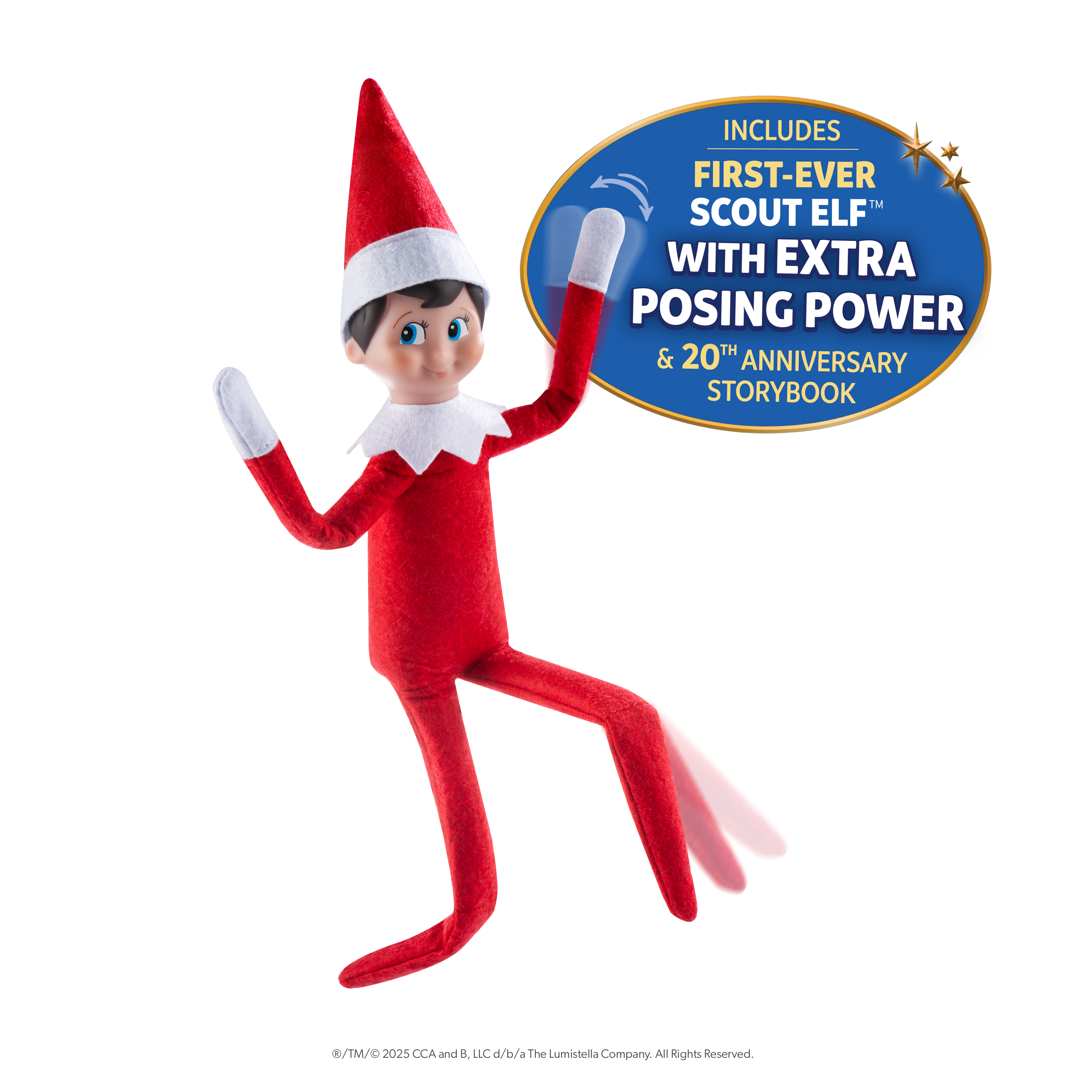 THE ELF ON THE SHELF -  20TH ANNIVERSARY BOX SET (WIRED) - LIGHT BOY