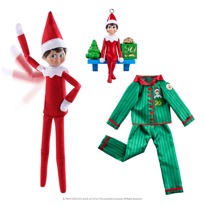 THE ELF ON THE SHELF -  20TH ANNIVERSARY BOX SET (WIRED) - LIGHT BOY