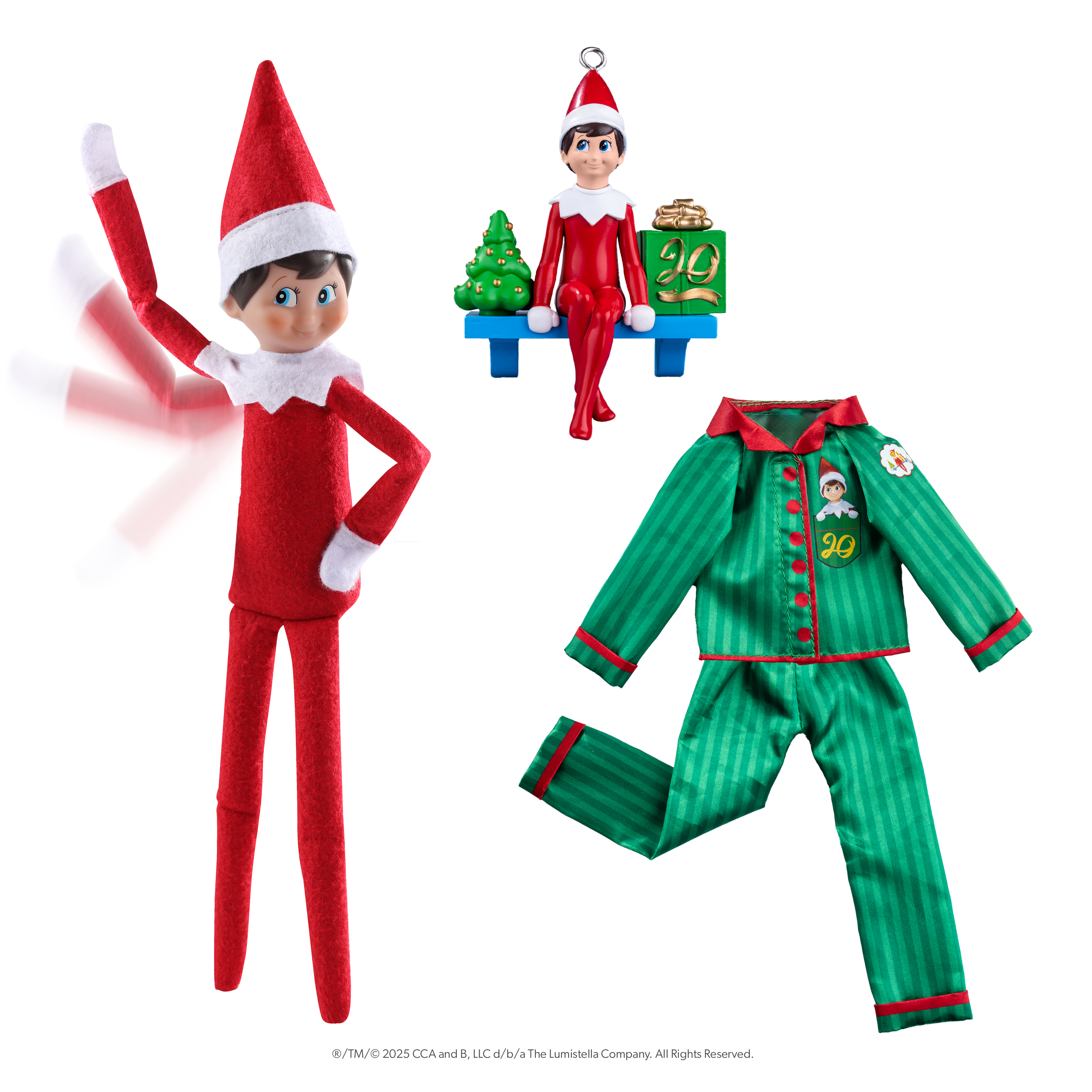 THE ELF ON THE SHELF -  20TH ANNIVERSARY BOX SET (WIRED) - LIGHT BOY