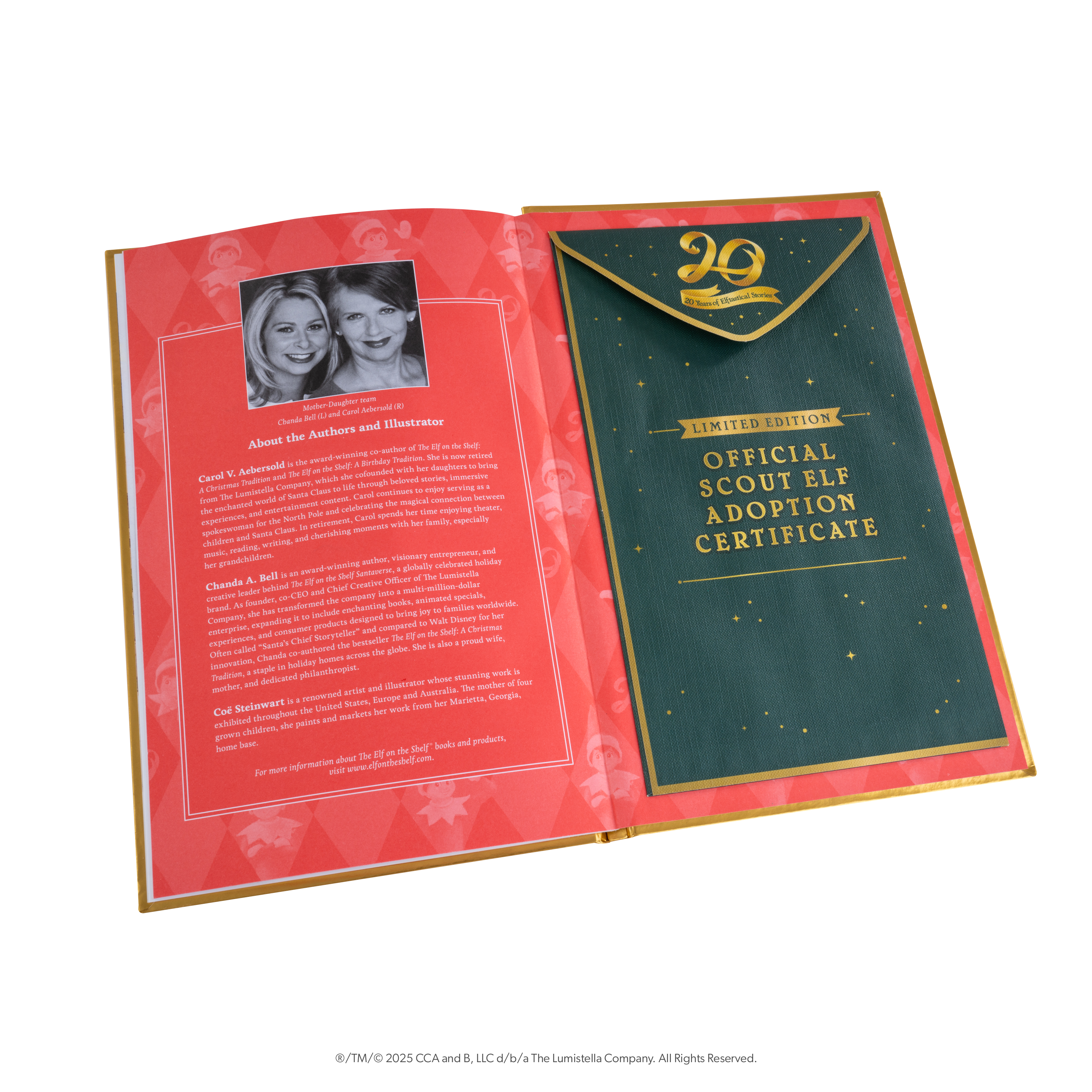 THE ELF ON THE SHELF -  20TH ANNIVERSARY BOX SET (WIRED) - LIGHT BOY