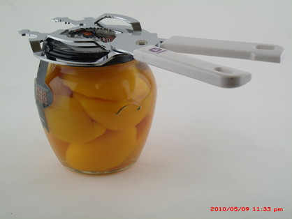 Jar Opener with White Handle