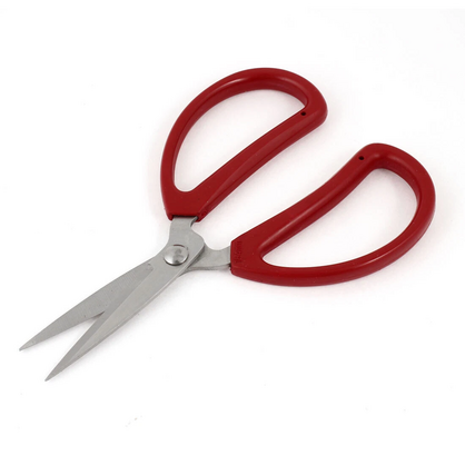 S/steel 7" Scissors with Red Handle