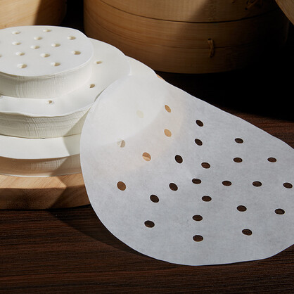 9" Steamer Liner Parchment Paper Pack (350pcs)