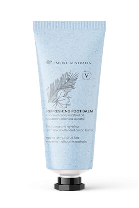 EMP581A 'Botanica' Coconut & Spearmint Foot Balm 125ml