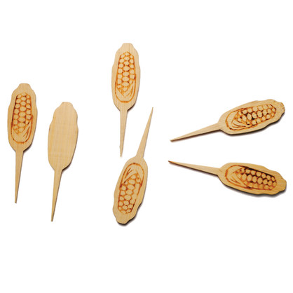 Corn Picks - Bamboo | S/50 - 7cm