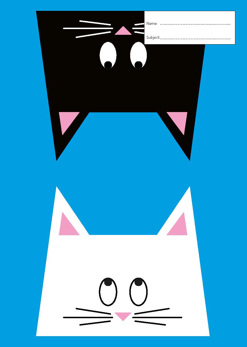 PURR-FECT A4 BOOK COVER