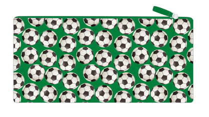 SOCCER BALLS PENCIL CASE