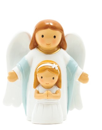 FIRST COMMUNION AN ANGEL AND A GIRL
