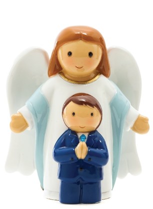 FIRST COMMUNION AN ANGEL AND A BOY