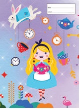 ALICE WONDERLAND A4 BOOK COVER
