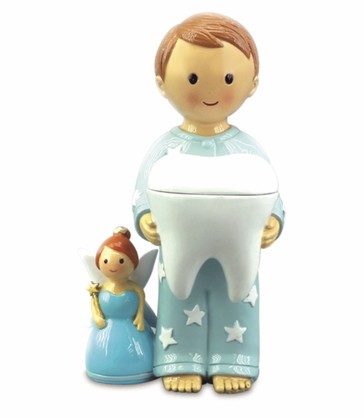 TOOTH FAIRY WITH BOY - BLUE