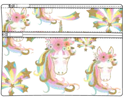 UNICORN STAR LARGE PENCIL CASE