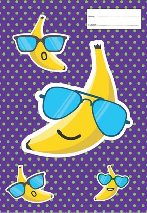 COOL BANANAS SCRAPBOOK COVER