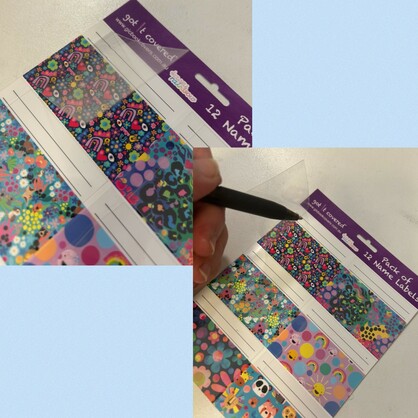 BOYS NAME LABELS SELF LAMINATING