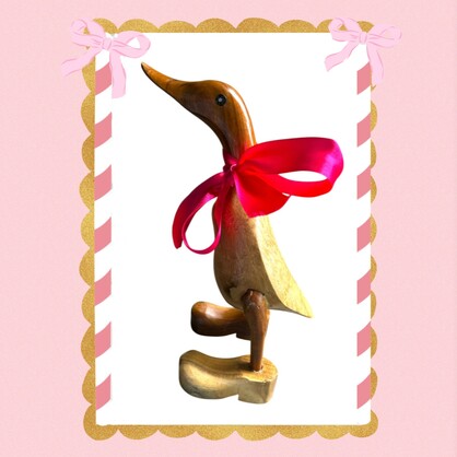 DUCKS -SMALL - IN BOOTS BOW