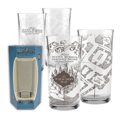 Harry Potter - Marauders Map Cold Change Glass