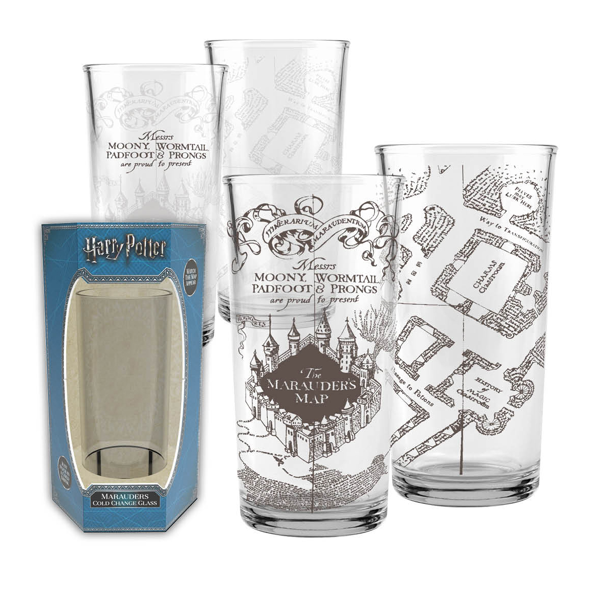 Harry Potter - Marauders Map Cold Change Glass