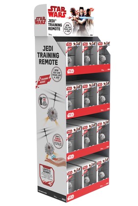 Star Wars JEDI Training Remote Floor Stand Pack 48 units