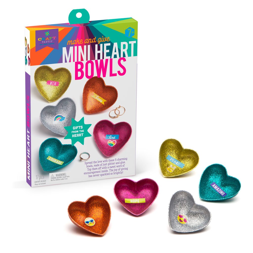 Ann Williams - Craftastic - Mini Heart Bowls