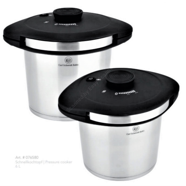 GALAXY pressure cooker 6L BLACK