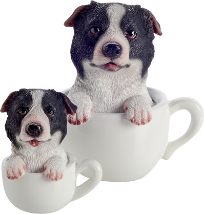Pup in a Cup Set - Bobby Border Collie