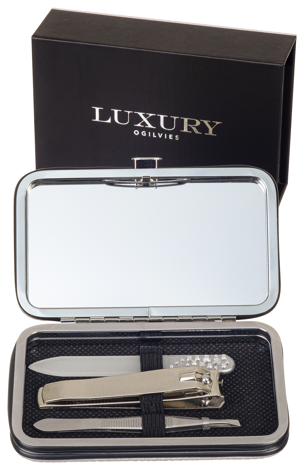 Luxury Beauty Set - Silver/Black