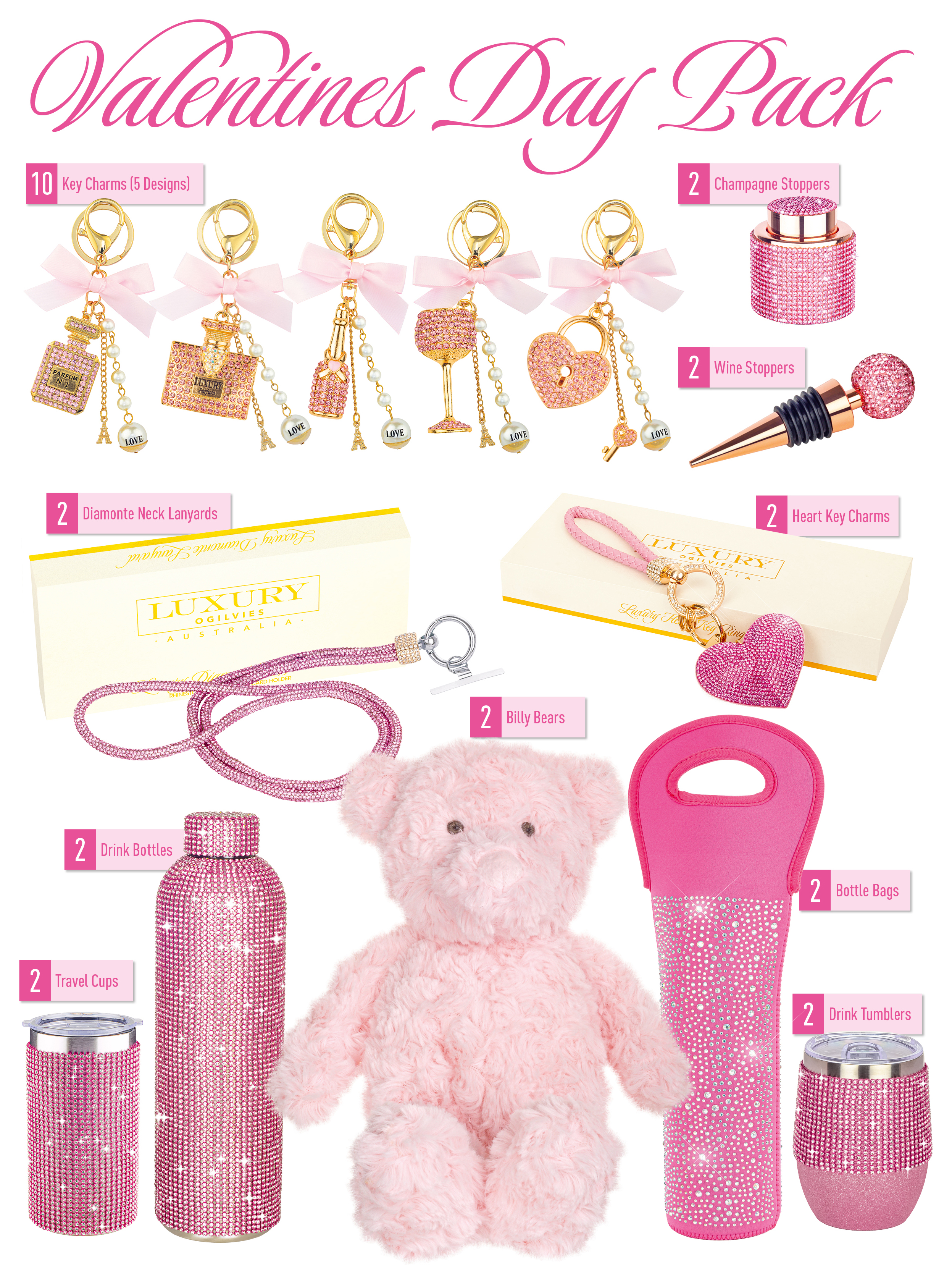 Valentine's Day Pack - Pink