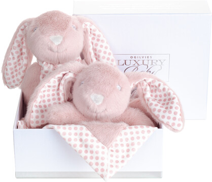 Cuddle Bunny Snuggy Set - Pink