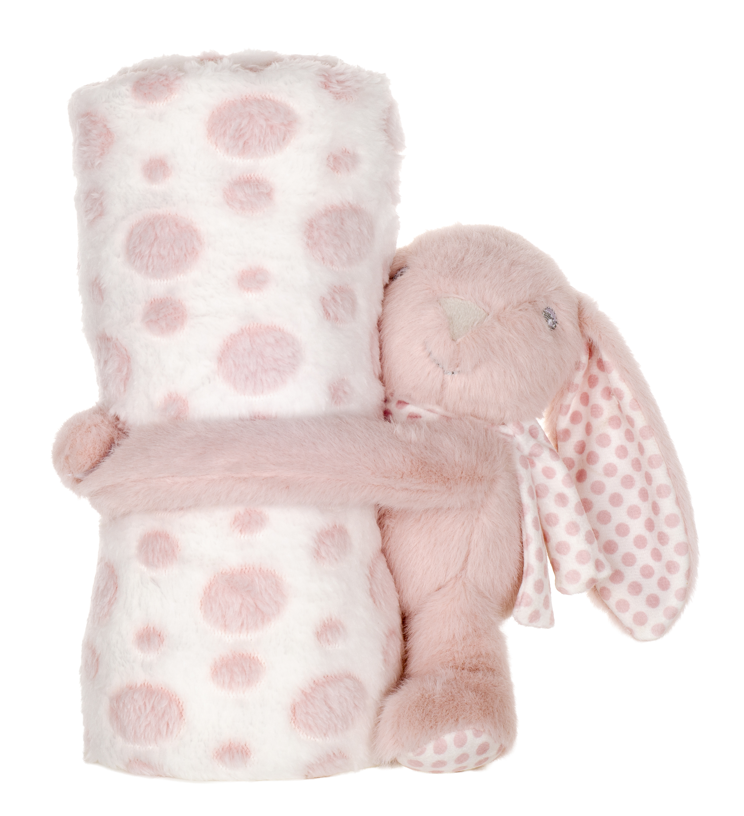 Cuddle Bunny Blanket Set - Blush Pink