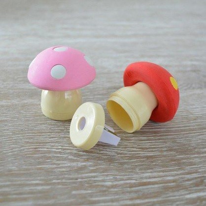 Mushroom Sharpener & Eraser (set 12)