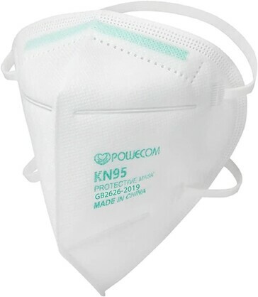 Powecom KN95 Mask - White 10 PK