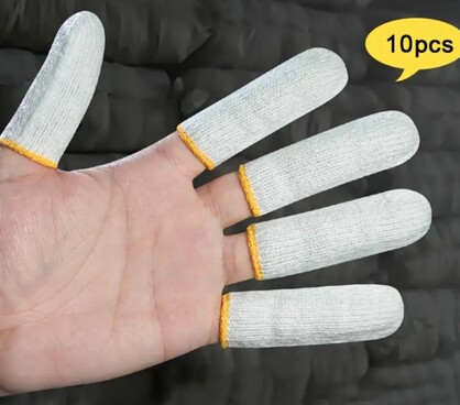 Cotton Finger Cots  - 10 Pack
