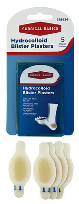 HYDROCOLLOID GEL BANDAGES 28X69MM 5PK