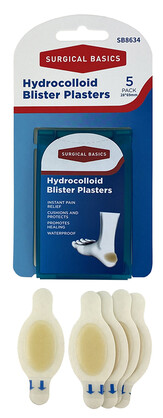 HYDROCOLLOID GEL BANDAGES 28X69MM 5PK