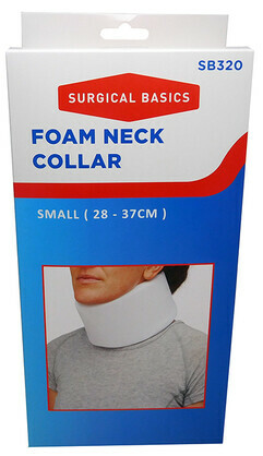 SOFT COLLAR WHITE SMALL 28-37.5cm