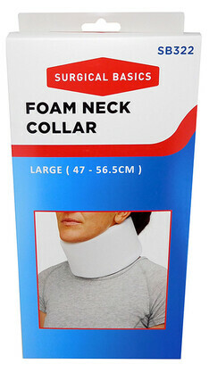 SOFT COLLAR WHITE LARGE 47-56.5cm